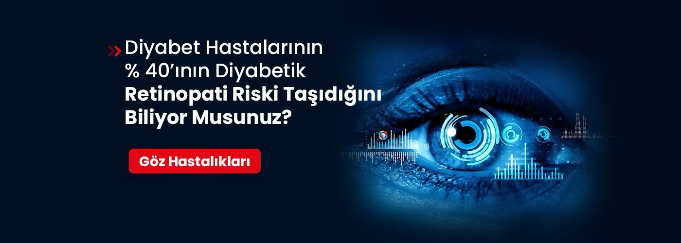 Diyabet Hastaları Diyabetik Retinopati Riski Taşıyor